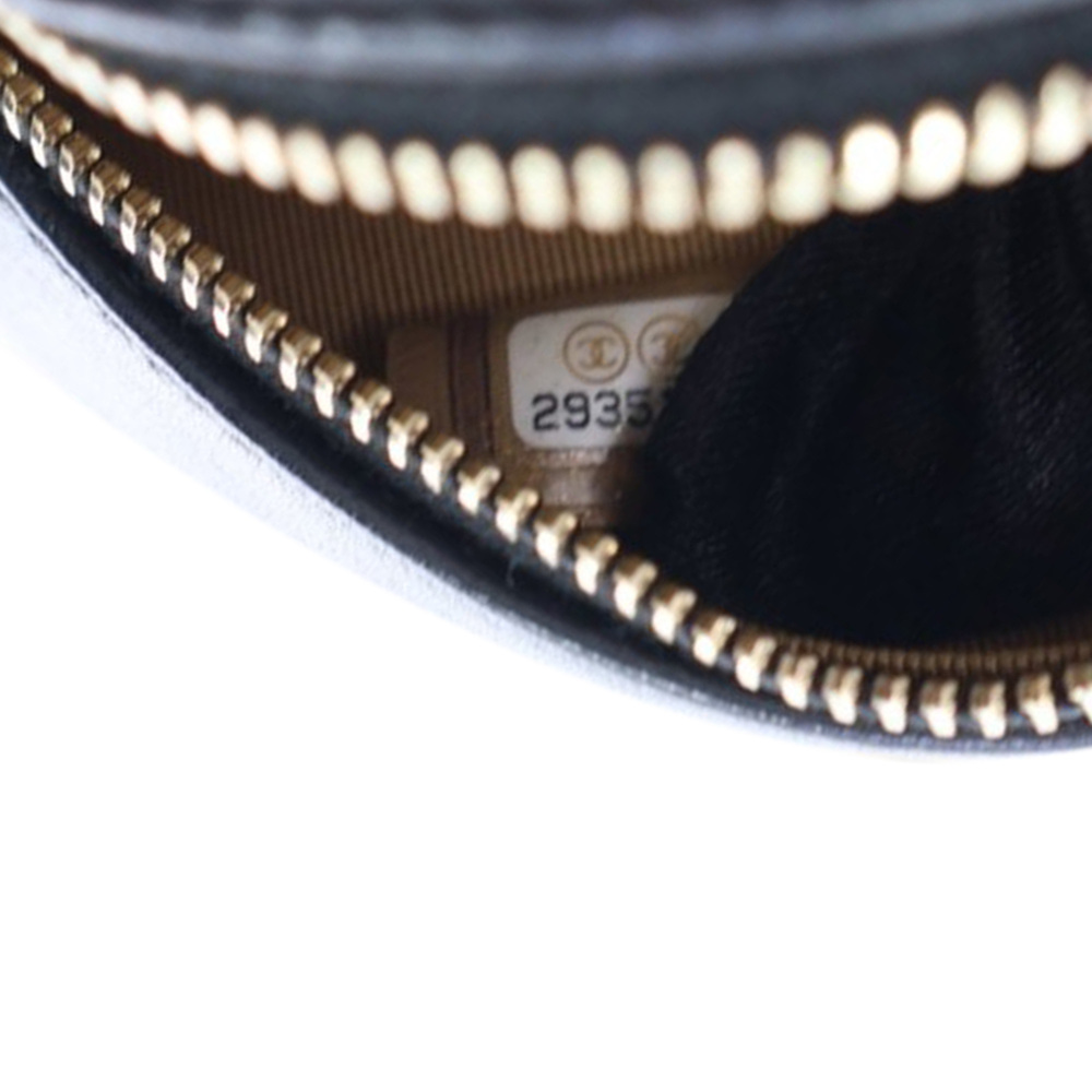 Pre-Loved Chanel Lambskin Pearl Round Clutch On Chain - Picture 6 of 12